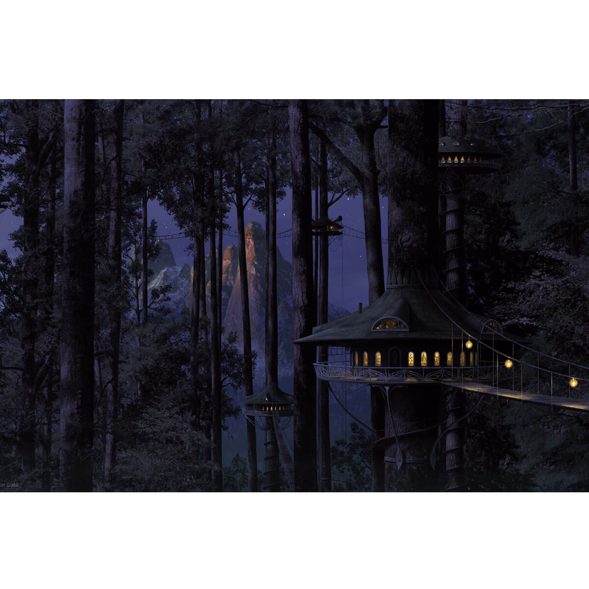 Wooden Jigsaw Puzzle 1000 Piece - Enchanted Forest Retreat