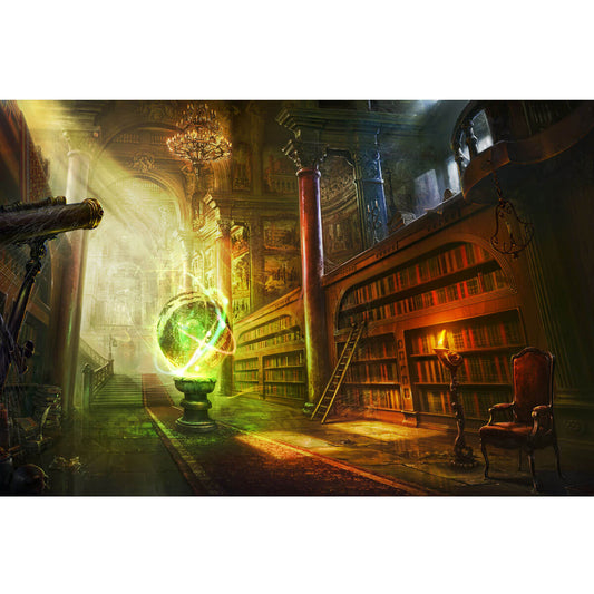 Wooden Jigsaw Puzzle 1000 Piece - Enchanted Library