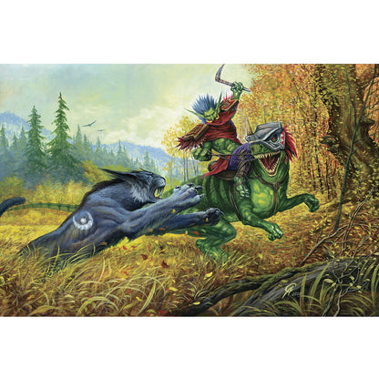 Wooden Jigsaw Puzzle 1000 Piece - Epic Goblin Chase