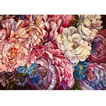 Wooden Jigsaw Puzzle 1000 Piece - FLOWER EXTRAVAGANZA