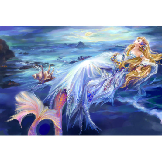 Wooden Jigsaw Puzzle 1000 Piece - Fantasy Angel Mermaid