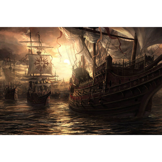 Wooden Jigsaw Puzzle 1000 Piece - Fantasy Armada