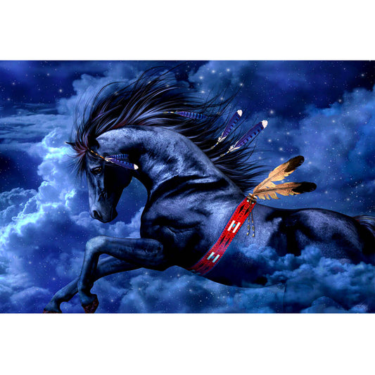 Wooden Jigsaw Puzzle 1000 Piece - Fantasy Cloud Horse