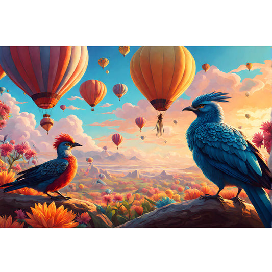 Wooden Jigsaw Puzzle 1000 Piece - Hot Air Balloon Festival