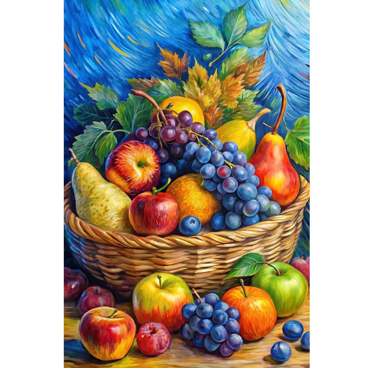 Wooden Jigsaw Puzzle 1000 Piece - Fruit Basket