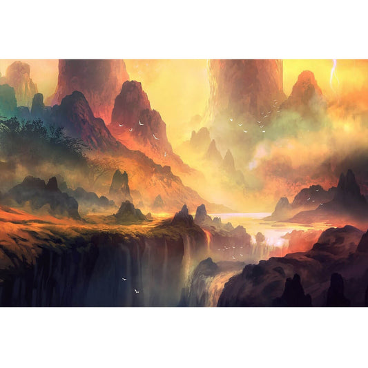 Wooden Jigsaw Puzzle 1000 Piece - Golden Peaks