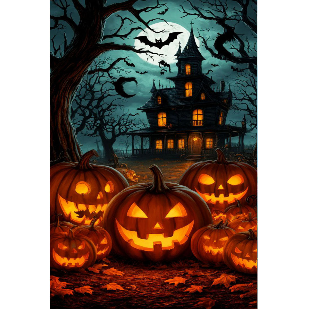 1000-Piece Premium Wooden Jigsaw Puzzle for Adults –Halloween Castle | Artisan Crafted, Whimsical Shapes & Unique Designs, Best Relaxation Gift