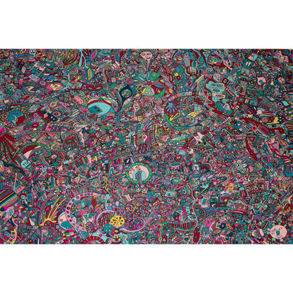 1000-Piece Premium Wooden Jigsaw Puzzle for Adults – High energy | Artisan Crafted, Whimsical Shapes & Unique Designs, Best Relaxation Gift