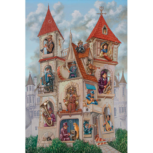 Wooden Jigsaw Puzzle 1000 Piece - House Band