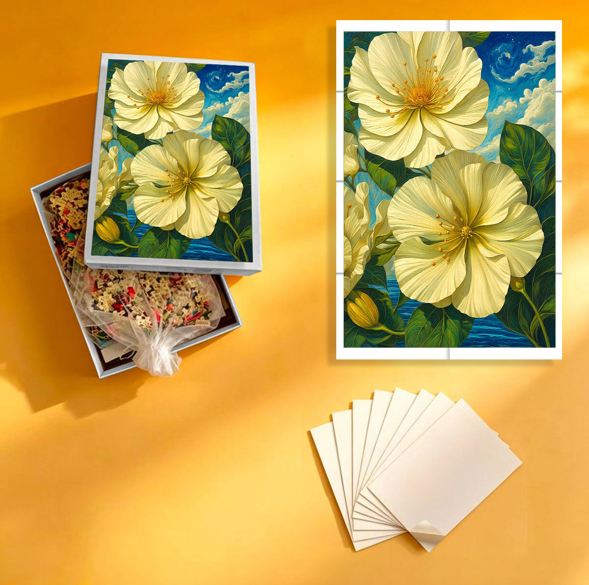 1000-Piece Premium Wooden Jigsaw Puzzle for Adults – Isadora Duncan | Artisan Crafted, Whimsical Shapes & Unique Designs, Best Relaxation Gift