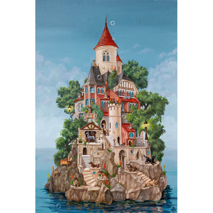 Wooden Jigsaw Puzzle 1000 Piece - Island of Forgotten Dogs