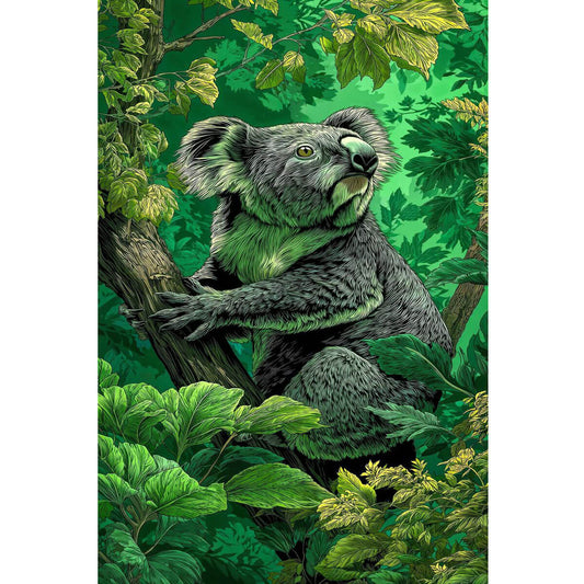 Wooden Jigsaw Puzzle 1000 Piece - Koala in Greenery