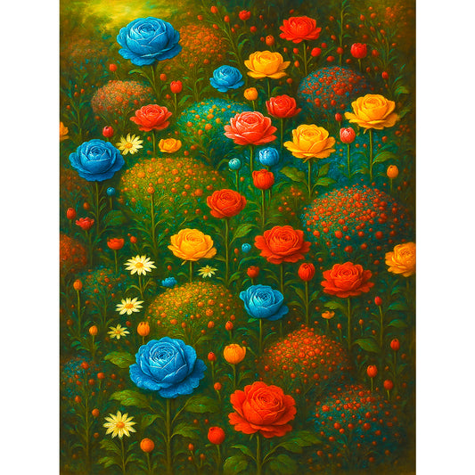 Wooden Jigsaw Puzzle 1000-Piece for Adults – Relaxing Gift Idea & Elegant Home Décor Artwork with Full-Size Poster, Premium Stress Relief Activity - Dream Garden - Artisan Puzzles