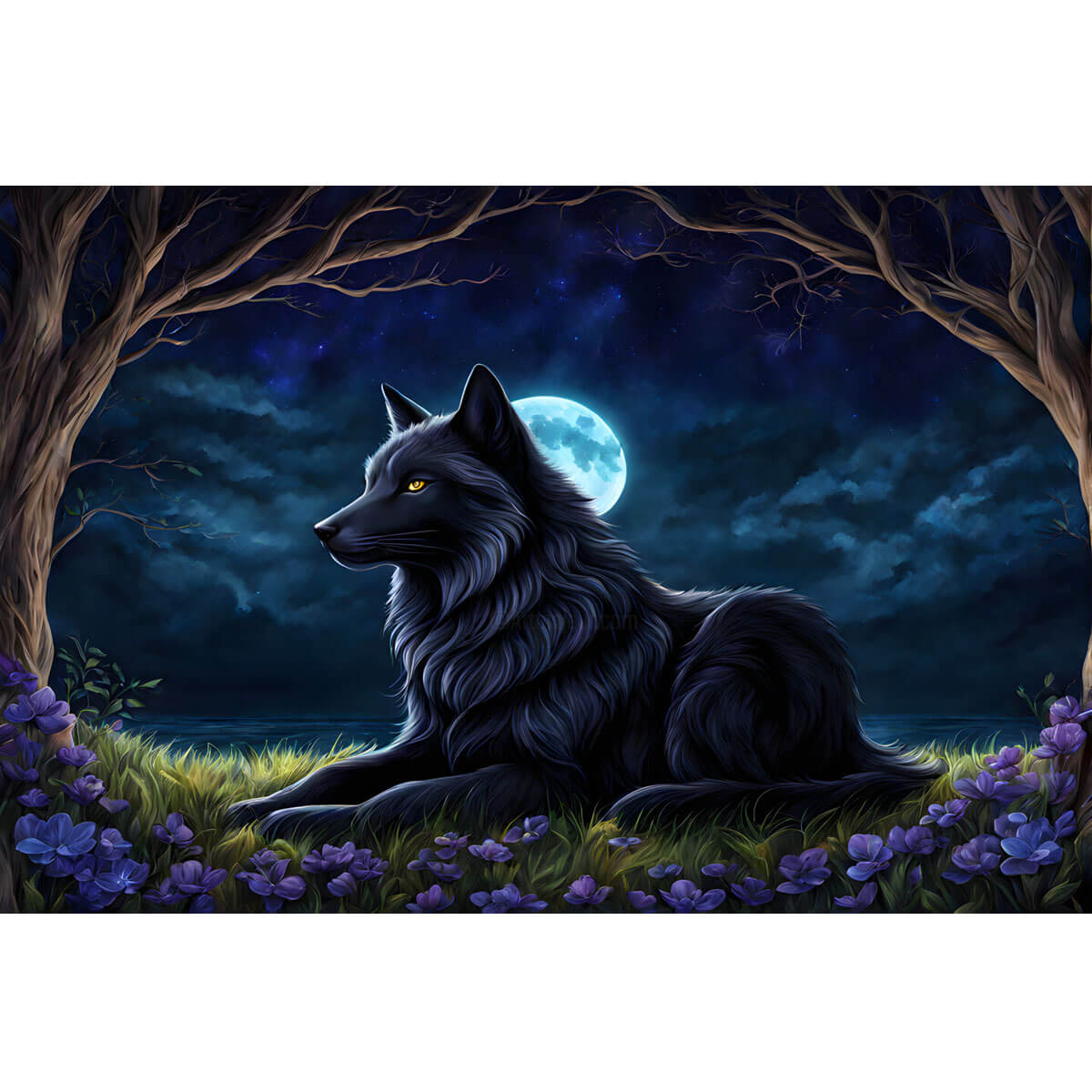 Wooden Jigsaw Puzzle 1000 Piece - Wolf Resting