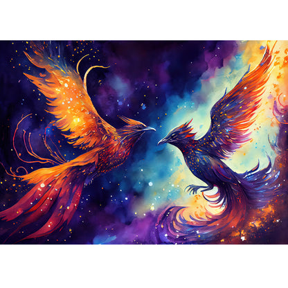 Wooden Jigsaw Puzzle 1000-Piece for Adults – Relaxing Gift Idea & Elegant Home Décor Artwork with Full-Size Poster, Premium Stress Relief Activity - Magic Love - Artisan Puzzles