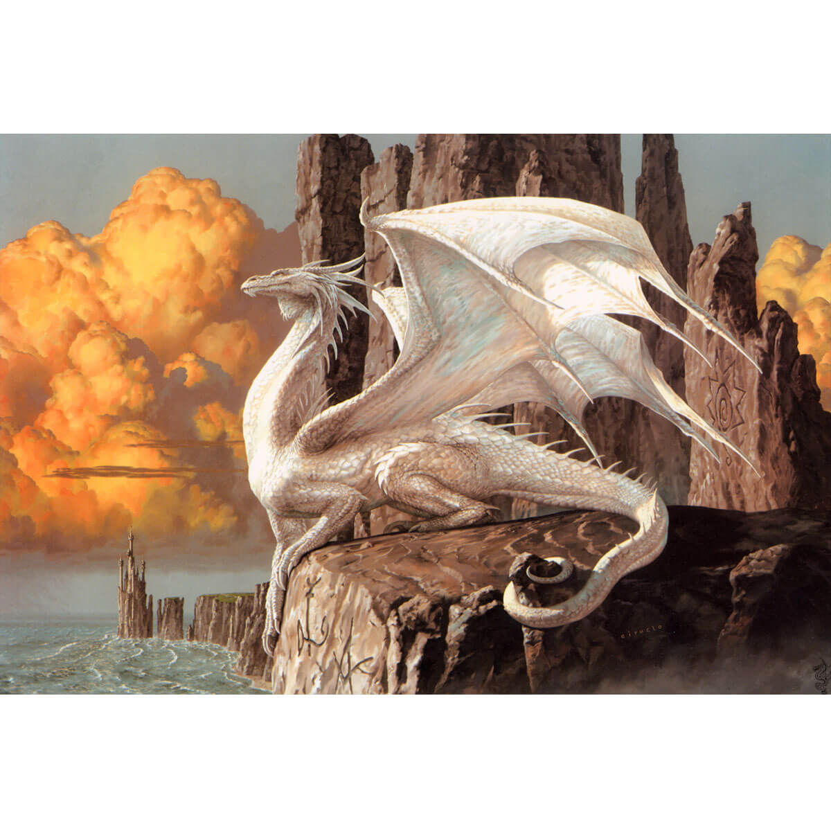 Wooden Jigsaw Puzzle 1000 Piece - Majestic Dragon Fantasy