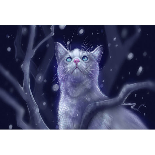 Wooden Jigsaw Puzzle 1000 Piece - Midnight Mystic Cat