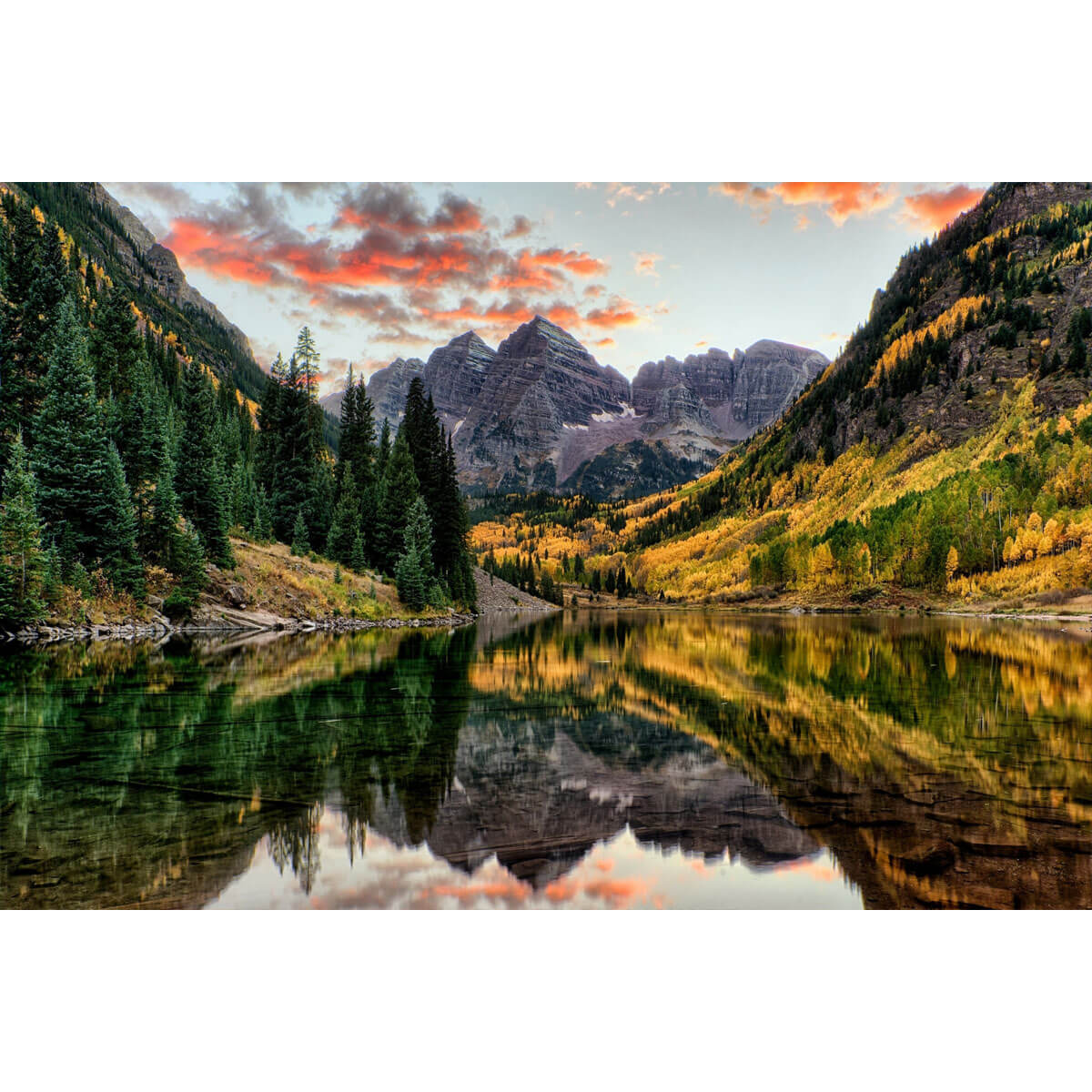 1000-Piece Premium Wooden Jigsaw Puzzle for Adults – Mountain Lake Reflection | Artisan Crafted, Whimsical Shapes & Unique Designs, Best Relaxation Gift