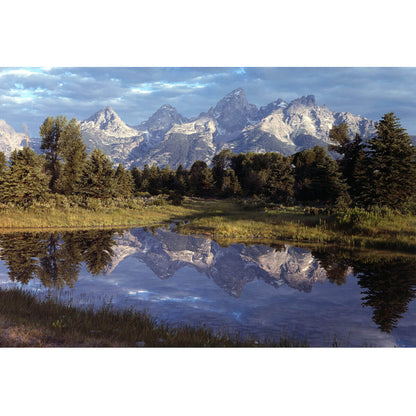 Wooden Jigsaw Puzzle 1000 Piece - Mountain Reflection