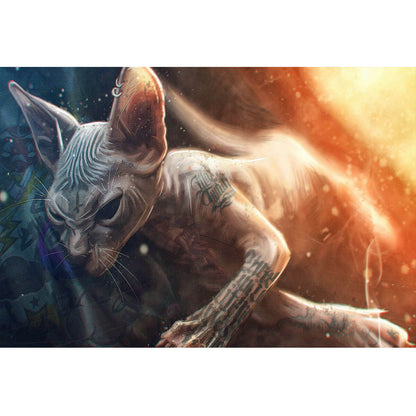 Wooden Jigsaw Puzzle 1000 Piece - Mythic Sphinx Cat