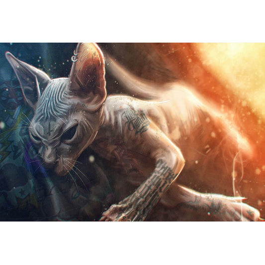 Wooden Jigsaw Puzzle 1000 Piece - Mythic Sphinx Cat