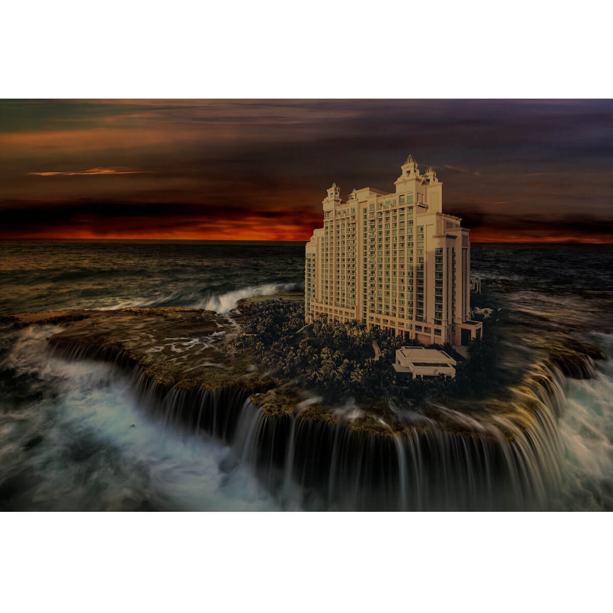 Wooden Jigsaw Puzzle 1000 Piece - Ocean Tower