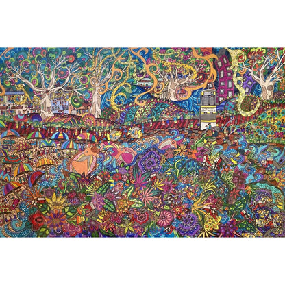 1000-Piece Premium Wooden Jigsaw Puzzle for Adults – Ocean travels | Artisan Crafted, Whimsical Shapes & Unique Designs, Best Relaxation Gift