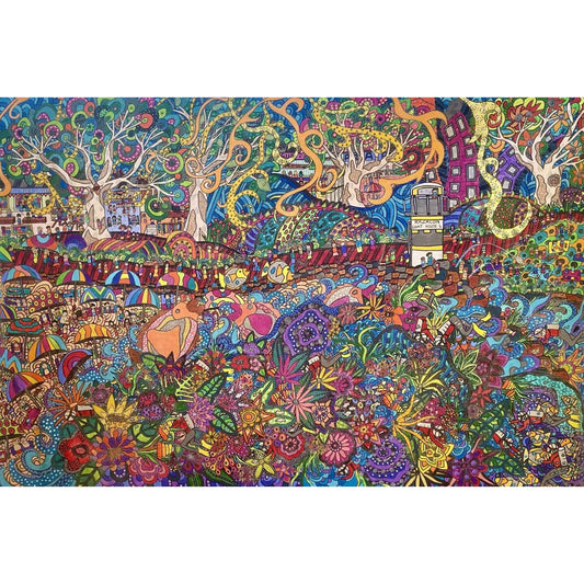 1000-Piece Premium Wooden Jigsaw Puzzle for Adults – Ocean travels | Artisan Crafted, Whimsical Shapes & Unique Designs, Best Relaxation Gift