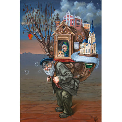 Wooden Jigsaw Puzzle 1000 Piece - I carry all my things with me