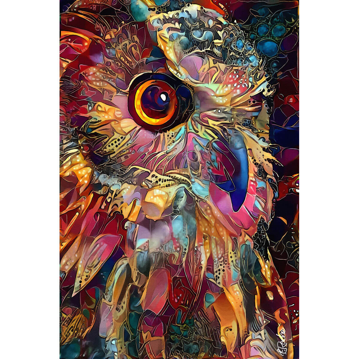 1000-Piece Premium Wooden Jigsaw Puzzle for Adults – Owl | Artisan Crafted, Whimsical Shapes & Unique Designs, Best Relaxation Gift