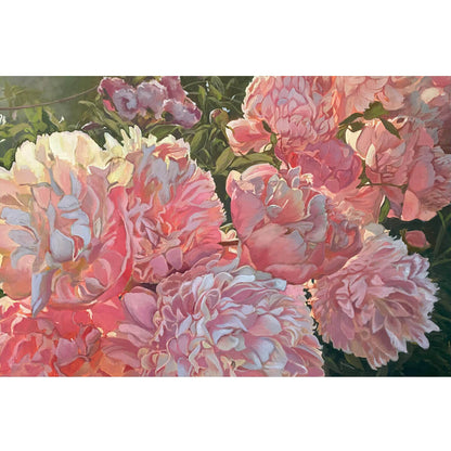 Wooden Jigsaw Puzzle 1000 Piece - Peonies in the Garden