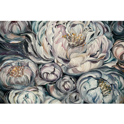 Wooden Jigsaw Puzzle 1000 Piece - Peony Covered in Snow