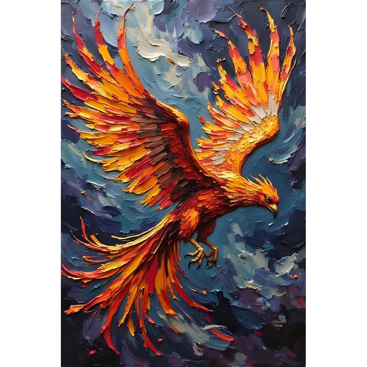 1000-Piece Premium Wooden Jigsaw Puzzle for Adults – Phoenix Rising Fantasy Bird | Artisan Crafted, Whimsical Shapes & Unique Designs, Best Relaxation Gift