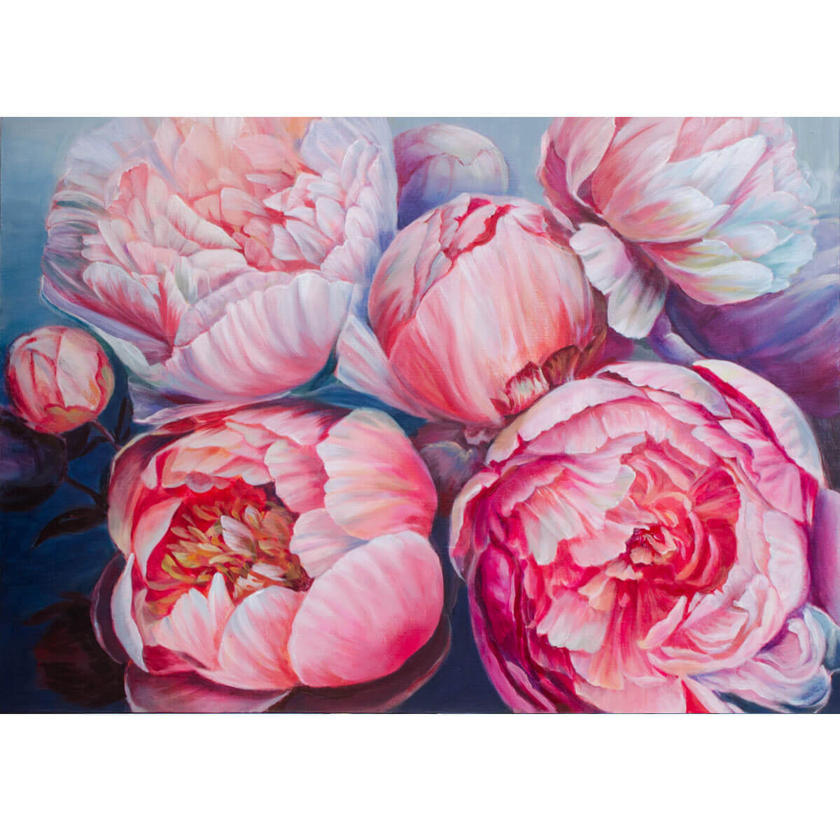 Wooden Jigsaw Puzzle 1000 Piece - Pink Peony Flower