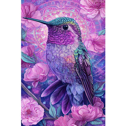Wooden Jigsaw Puzzle 1000 Piece - Purple Hummingbird