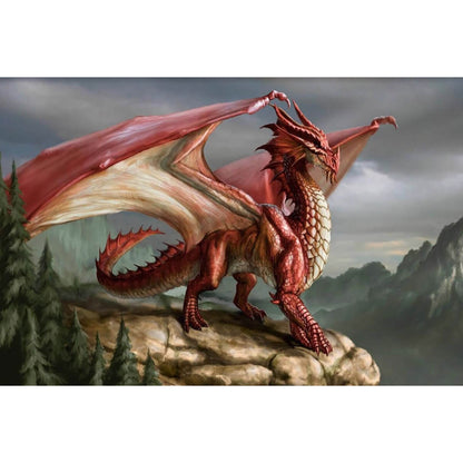 Wooden Jigsaw Puzzle 1000 Piece - Red Dragon