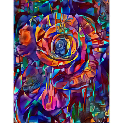 Wooden Jigsaw Puzzle 1000-Piece for Adults – Relaxing Gift Idea & Elegant Home Décor Artwork with Full-Size Poster, Premium Stress Relief Activity - Rosa de Mayo 2 - Artisan Puzzles