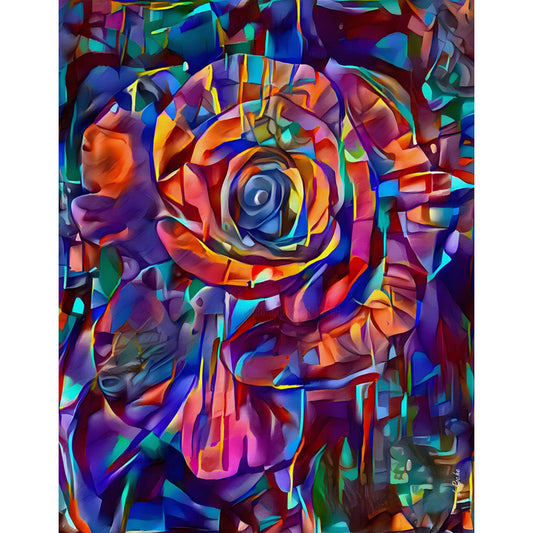 Wooden Jigsaw Puzzle 1000-Piece for Adults – Relaxing Gift Idea & Elegant Home Décor Artwork with Full-Size Poster, Premium Stress Relief Activity - Rosa de Mayo 2 - Artisan Puzzles