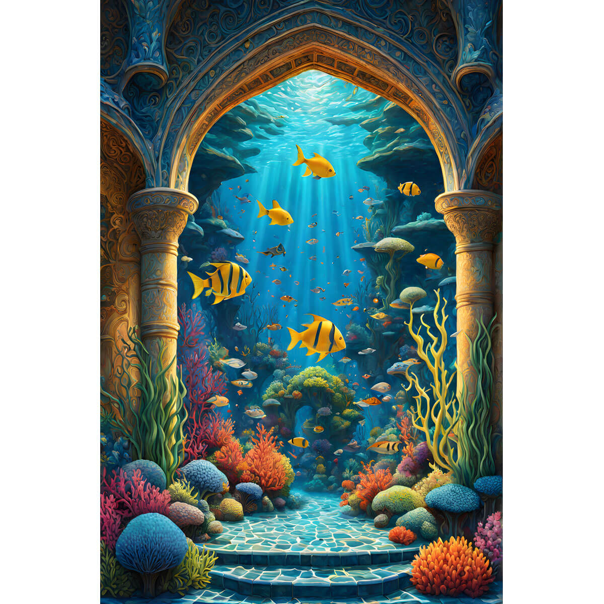 Wooden Jigsaw Puzzle 1000 Piece - Sunken Ruins