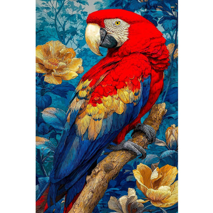 Scarlet Macaw wooden jigsaw puzzle 1000 piece