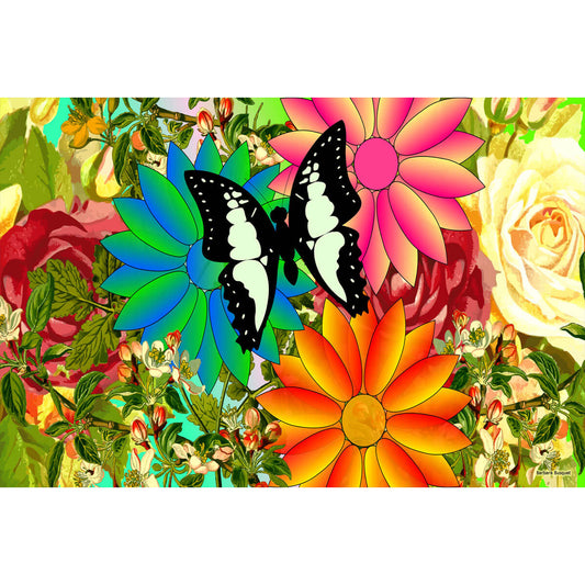 1000-Piece Premium Wooden Jigsaw Puzzle for Adults – Stained Glass Butterfly | Artisan Crafted, Whimsical Shapes & Unique Designs, Best Relaxation Gift