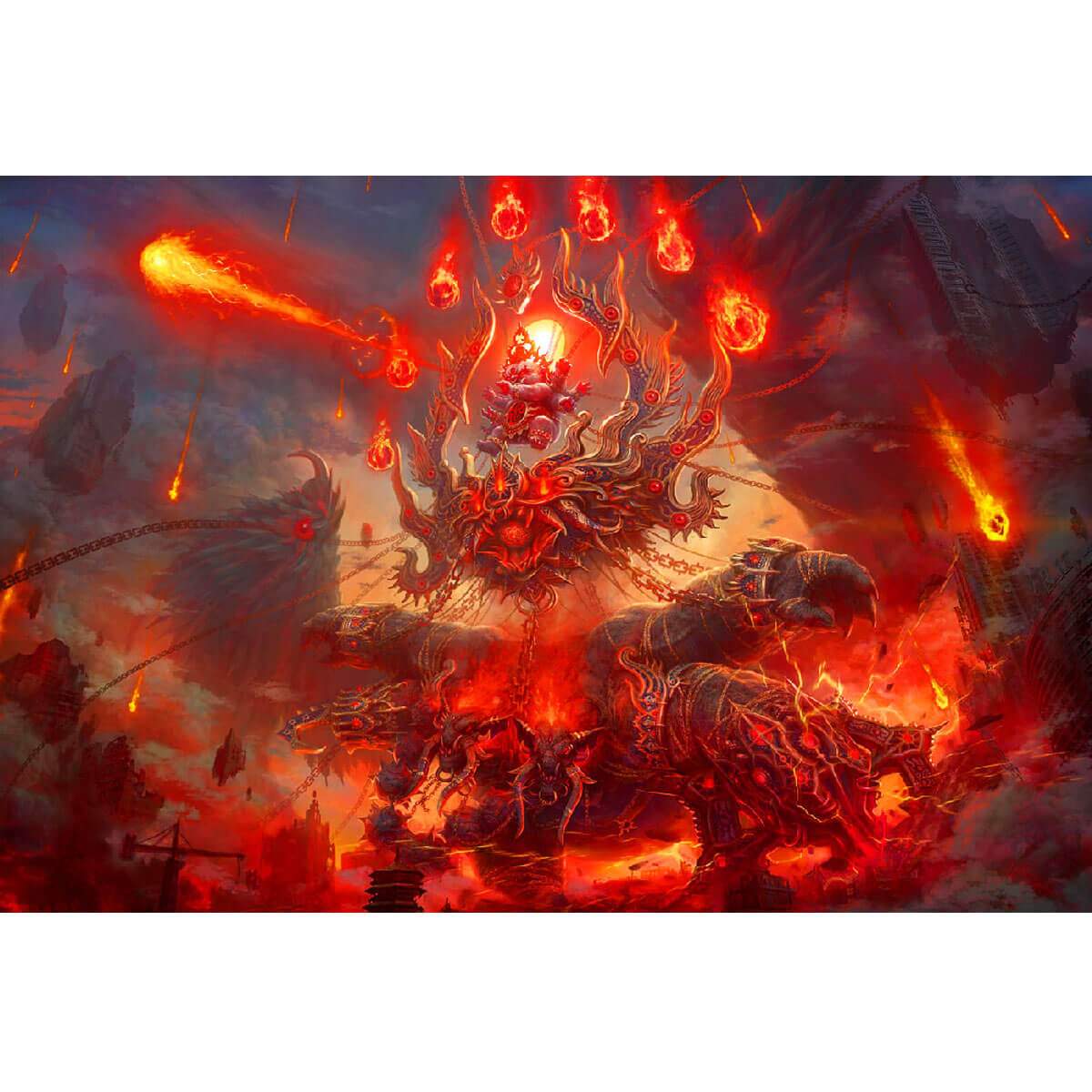 Wooden Jigsaw Puzzle 1000 Piece - The Clash of Dominance Wars