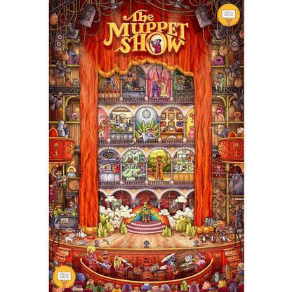 Wooden Jigsaw Puzzle 1000 Piece - The Muppet Show Stage