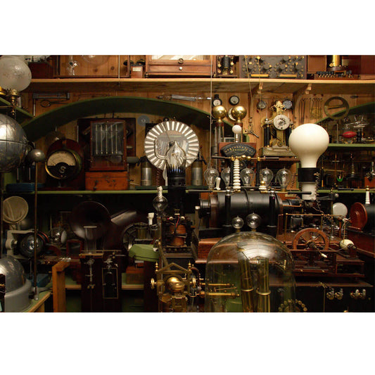 1000-Piece Premium Wooden Jigsaw Puzzle for Adults – The Vintage Inventor's Workshop | Artisan Crafted, Whimsical Shapes & Unique Designs, Best Relaxation Gift