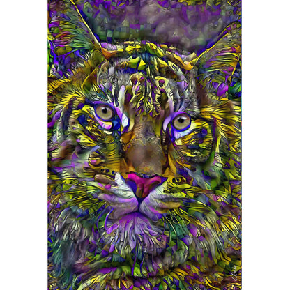 1000-Piece Premium Wooden Jigsaw Puzzle for Adults – Tiger Flashmoon | Artisan Crafted, Whimsical Shapes & Unique Designs, Best Relaxation Gift