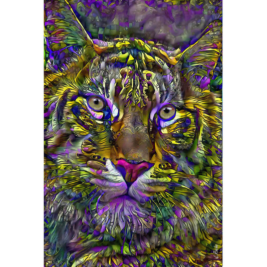 1000-Piece Premium Wooden Jigsaw Puzzle for Adults – Tiger Flashmoon | Artisan Crafted, Whimsical Shapes & Unique Designs, Best Relaxation Gift