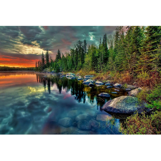 Wooden Jigsaw Puzzle 1000 Piece - Tranquil Lake Reflections