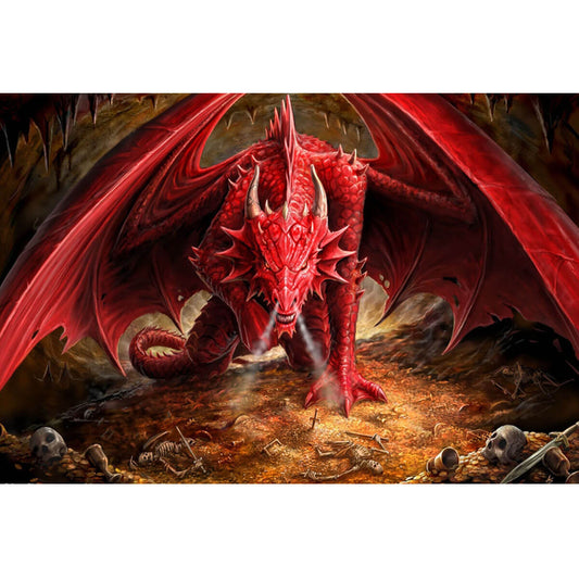 Wooden Jigsaw Puzzle 1000 Piece - Treasure Beneath the Dragon's Watchful Eye