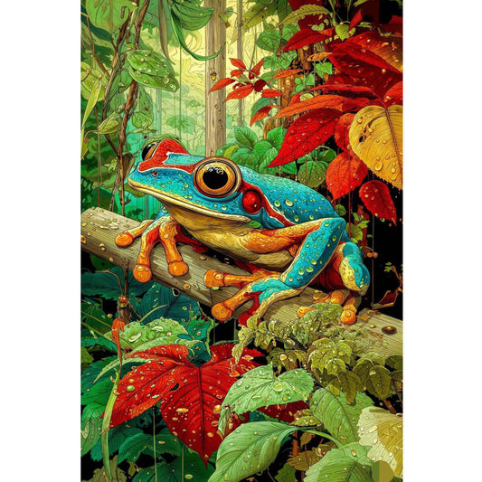 Wooden Jigsaw Puzzle 1000 Piece - Tropical Tree Frog