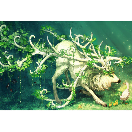 Wooden Jigsaw Puzzle 1000 Piece - Verdant Stag